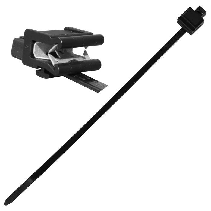 Стяжка 198х4.8 с фиксатором 02 black