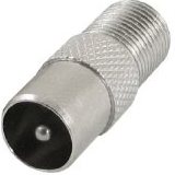Переходник аудио LX0078 / штекер антенный TV на гнездо F