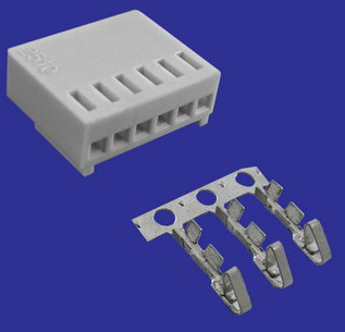 Разъём питания низковольтный HU-06 pitch 2.54mm+Terminal