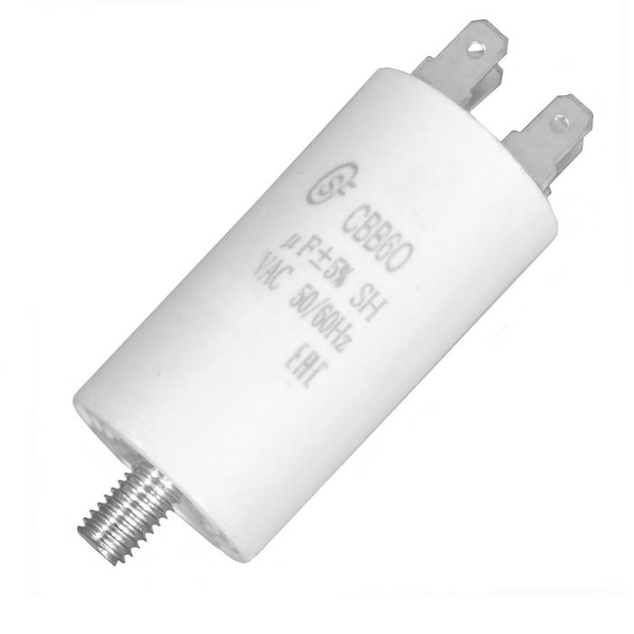 Пусковой конденсатор CBB60 40uF 450V SCREW (SAIFU)