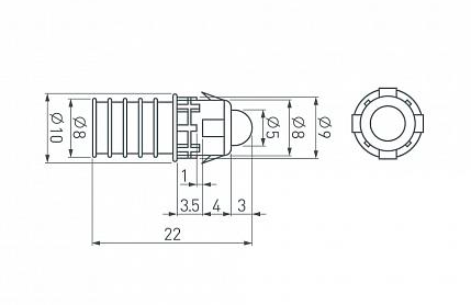 Модуль герметичный ARL-D9 12V Y