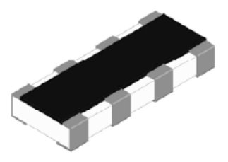 Резисторная сборка 4F01 22R 5% 0,05W T/R 15000 / 4F01WMJ0220TEE