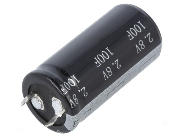 Суперконденсатор 100F 2.8V 22,4x45,5 / BRP002R8S107FA