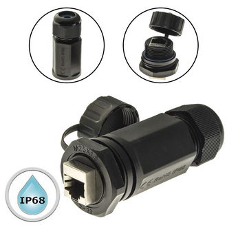 Разъём герметичный RJ45M25Z1L -6BG