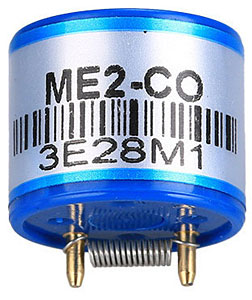 Датчик угарного газа ME2-CO с контактами и крепежом