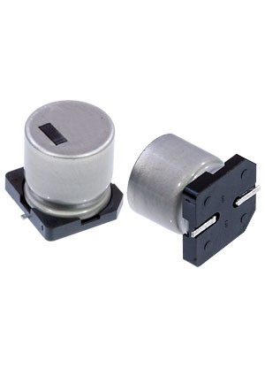 Конденсатор электролитический SMD EEVFK1K101Q / SMD 100uF 80V 12.5х13.5 105°С