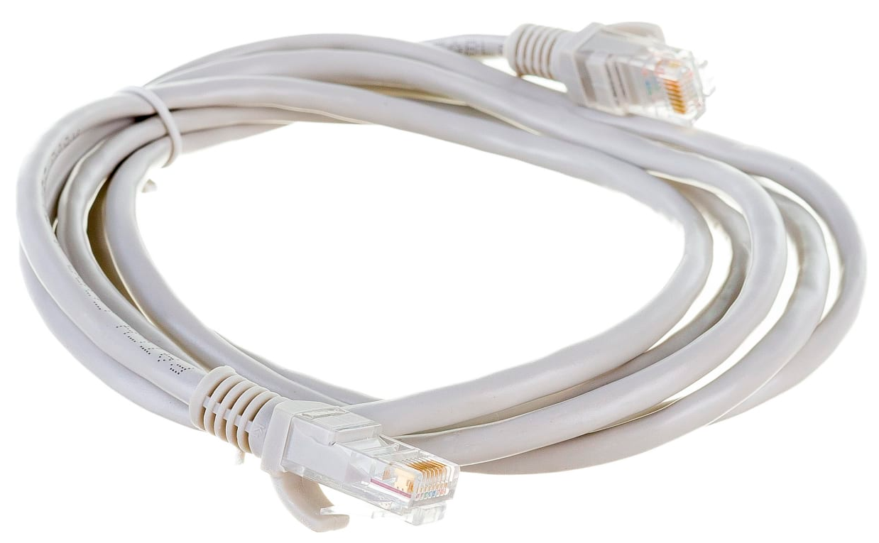 PP12-2M Патч-корд UTP Cablexpert кат.5e, 2м, литой, многожильный (серый