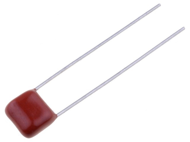 Конденсатор пленочный 100nF 100V 10% P=5mm / JFH02A104K050000B