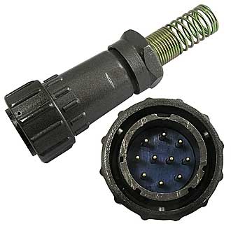 Разъем цилиндрический FQ24-10pin TJ-12