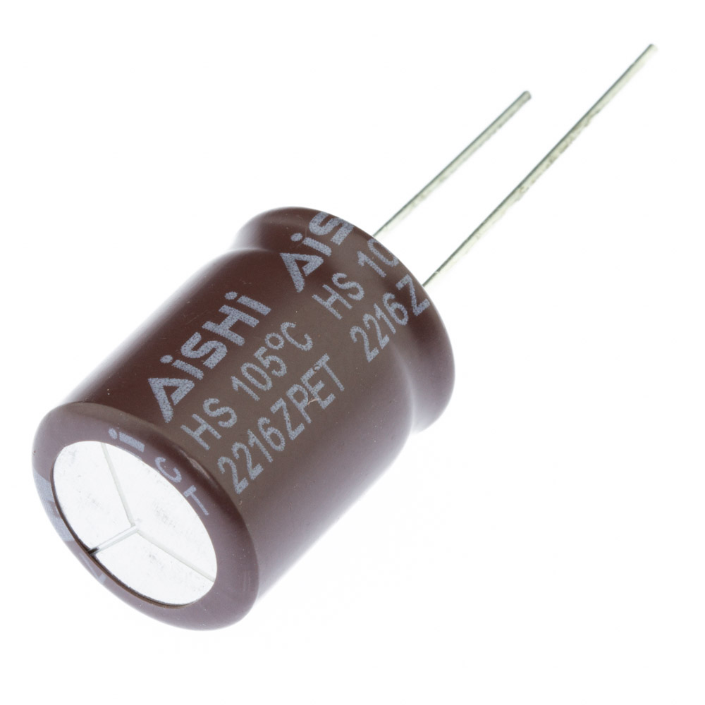 Конденсатор электролитический HS 47 uf 400v (16 x 20mm) 20%/ EHS2GM470L20OT