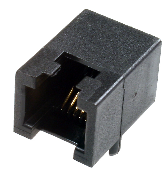 Разъём сетевой TJ4A-6P6C (L-KLS12-141-6P6C-1-01)