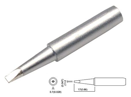 Жало паяльное QSS960-T-1.2D / для паяльных станций Quick