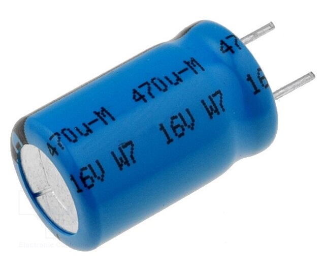 Конденсатор электролитический 470uF 16V 20% / MAL213665471E3