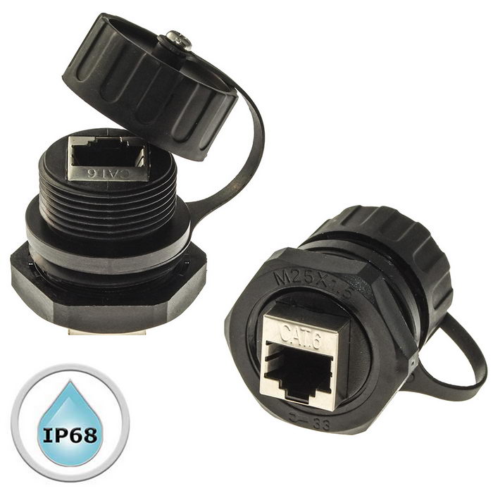 Разъём герметичный RJ45M25Z0-6BG