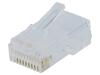 Разъём телефонный WT-10P-10C-L / вилка 10p10c (RJ50), многожильный проводник