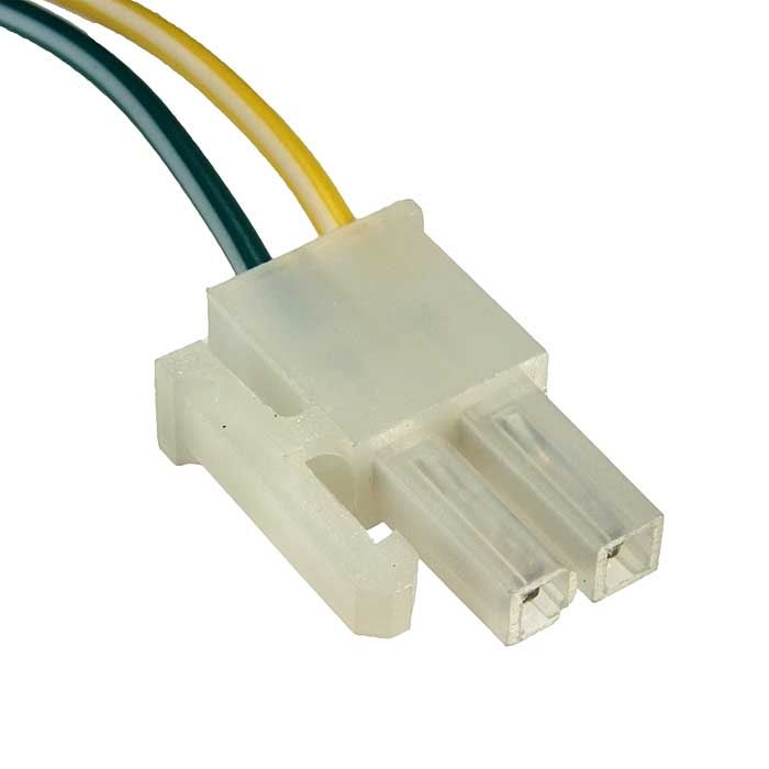 Разъём питания MF-2x1F wire 0,3m AWG20