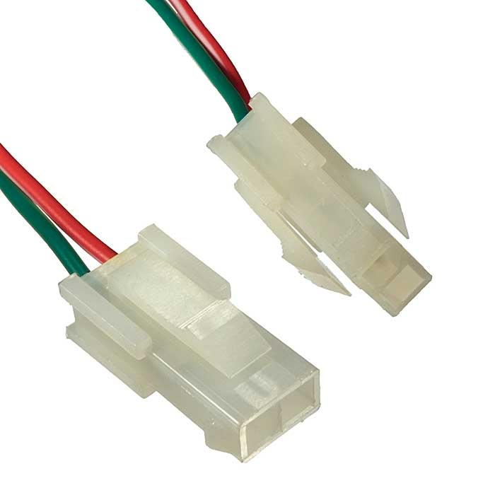 Разъём питания MF-2x1M wire 0,3m AWG20