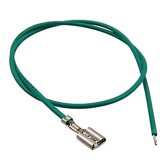 Межплатный провод питания 1009 AWG22 4.8mm L=300mm,green