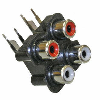 Разъём RCA-407 PCB jack