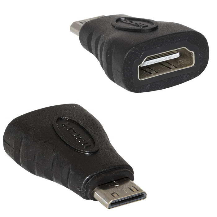 mini HDMI (m)-HDMI (f)
