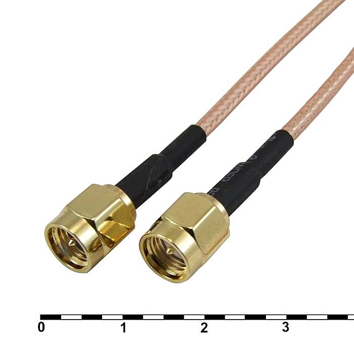 Разъём высокочастотный SMA-P/SMA-P-RG316-30CM