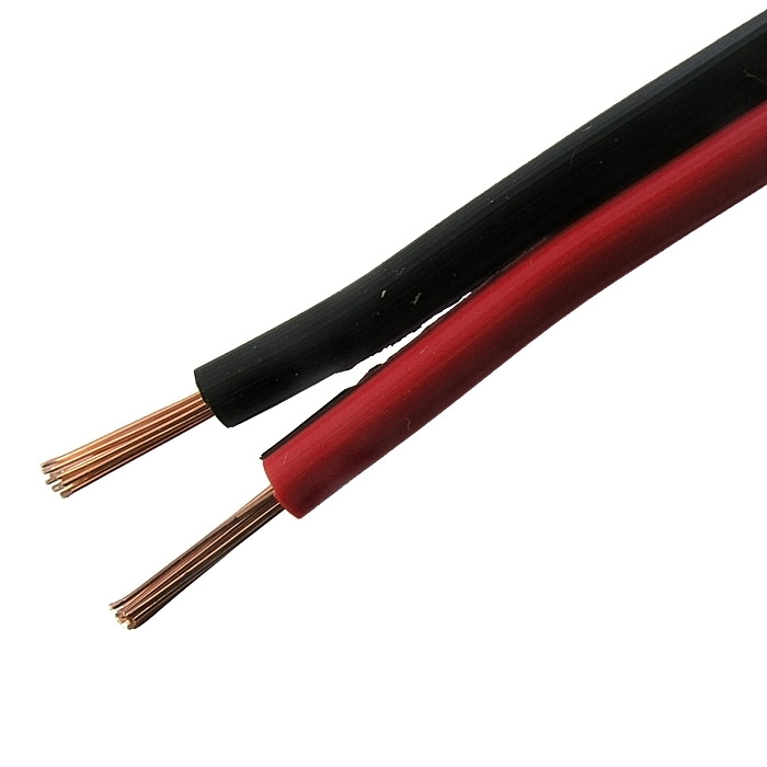 Кабель акустический 2x0.50 CU+CCA R/B