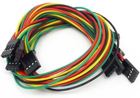 Шнур компьютерный 4 pin dual-female jumper wire - 300mm (5 PCs pack)