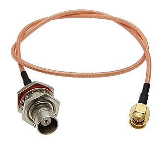 Разъем высокочастотный BNC-KY-RG316-40CM-SMA-J