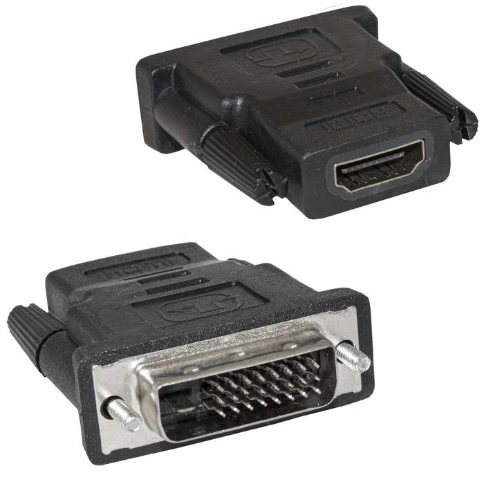 Переходной разъём DVI-I (m)-HDMI (f)