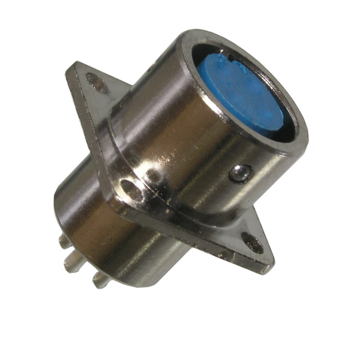 Разъём быстроразъёмный XS12-4 (Zn) panel jack
