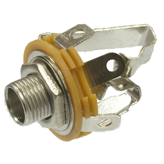 Разъём аудио SZC-0070 stereo 6.35 mm