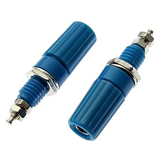 Разъём Z019 4mm Binding Post BLUE