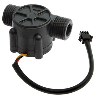Датчик расхода воды YF-S201 Black