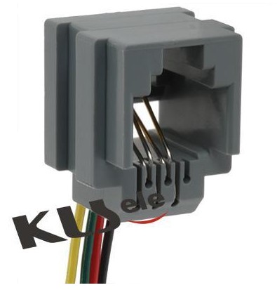 Разъём телефонный L-KLS12-201-G-6P4C