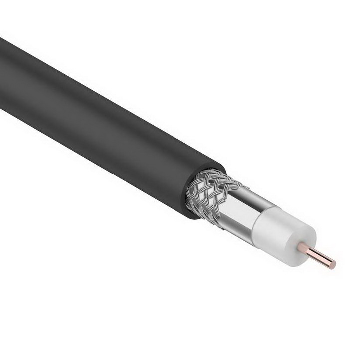 Кабель RG-6U CCS/Al 64% 75 Ом OUTDOOR 100m
