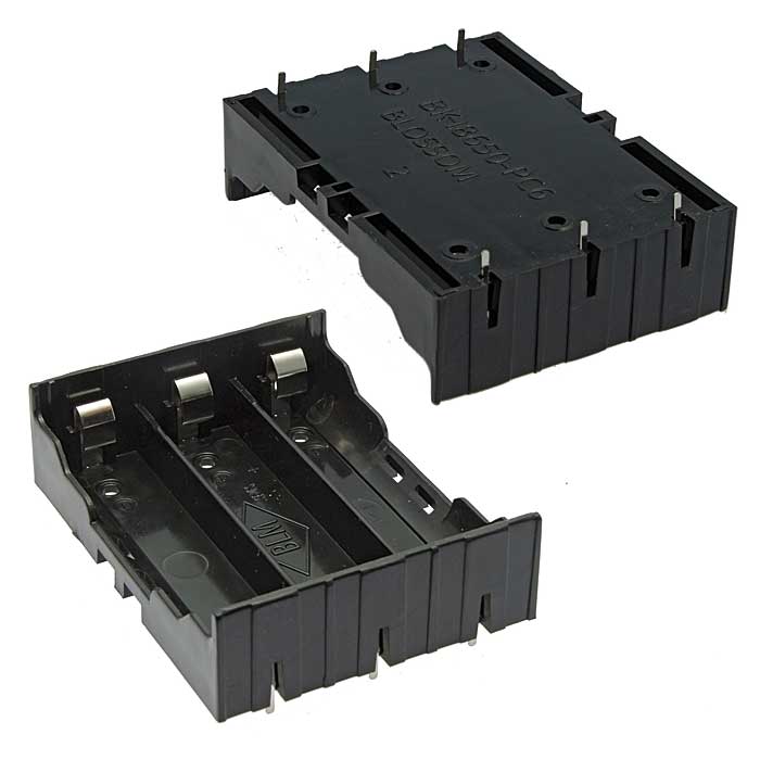Держатель одиночный для Li-ion 3X18650