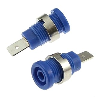Разъём Z017 4mm BLUE