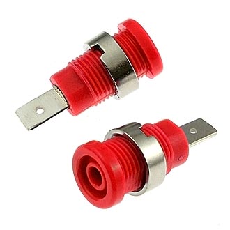 Разъём Z017 4mm RED