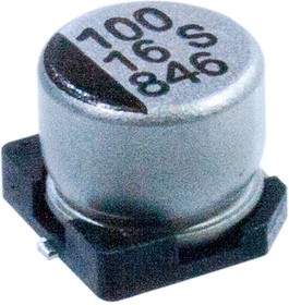 Конденсатор электролитический SMD 100uF 16V 6.3х5.4mm 105C / CB016M0100RSD-0605