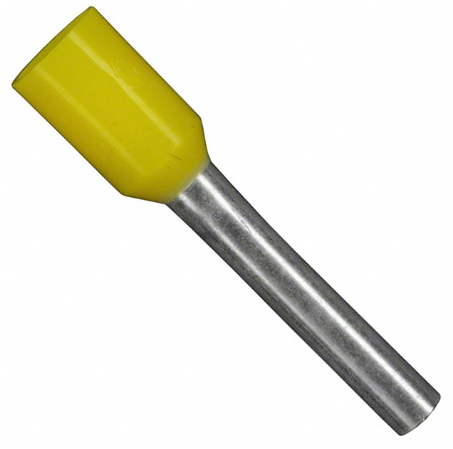 Наконечник на кабель L-KLS8-01108-E1006 (желтый), 1.0 мм²