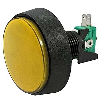 Кнопка GMSI-1B-C no(nc)+nc(no) yellow