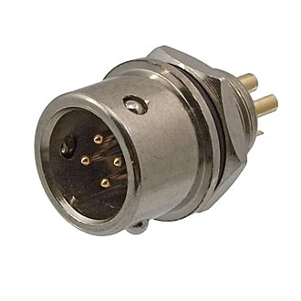 Разъём быстроразъёмный XS9-4(Zn) panel plug