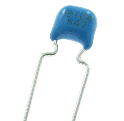 Конденсатор керамический выводной 0,1uF 50V X7R 10% / RDER71H104K0M1H03A