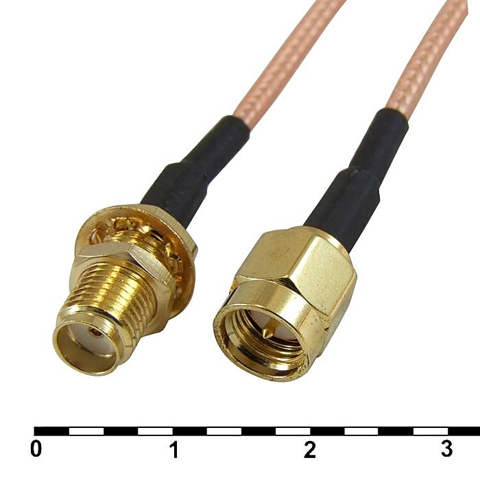 Разъём высокочастотный SMA-P/SMA-J-RG316-30