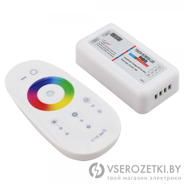 Контролер GS- RT03 2.4G RF RGB DC12-24V, 6A×3CH (КНР)