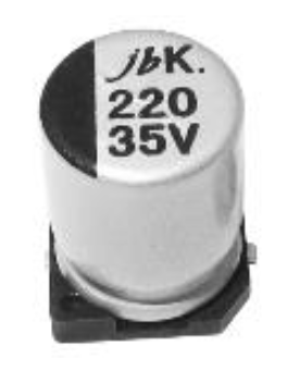 Конденсатор электролитический SMD JCK 10uF 50V 20% 6,3x5,4 SMD 105C SMD / JCK1H100M063054