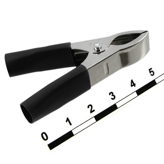 Зажим "крокодил" 8-0035 black