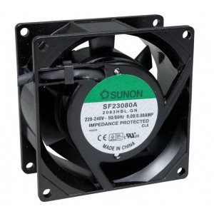 Вентилятор SF23080A-2083HBL.GN (80*80*38 220V)