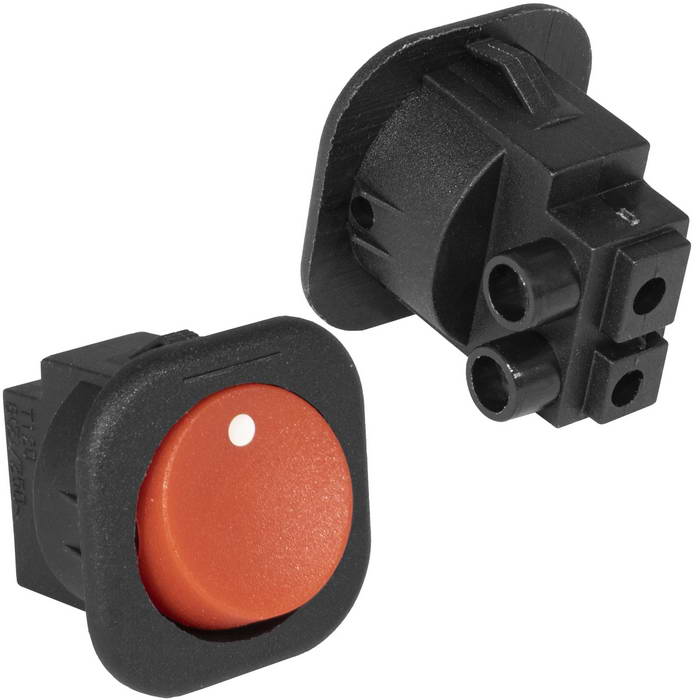Клавишный переключатель RS-101-7C on-off красный