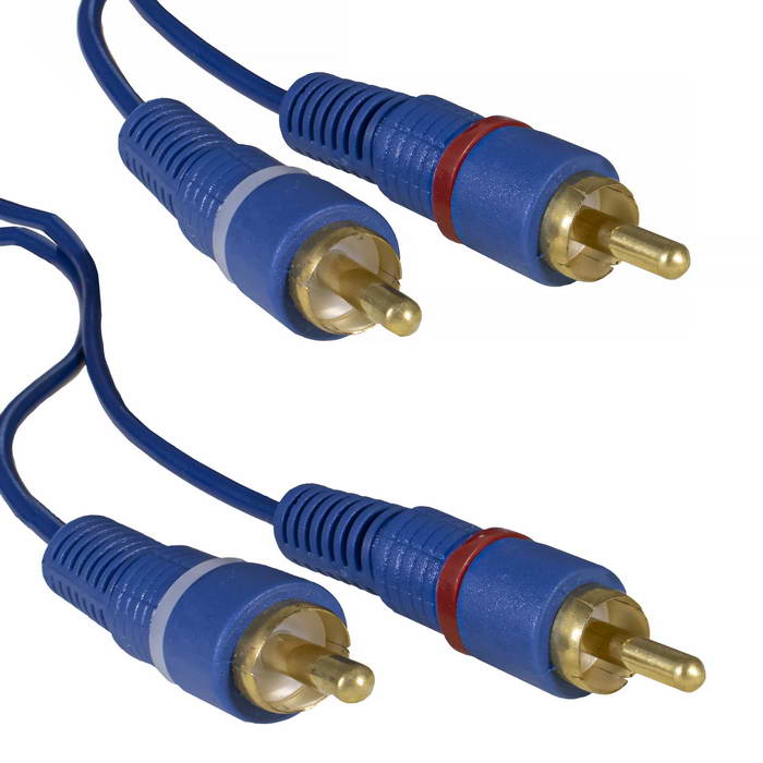 Шнур 2 RCA - 2 RCA BL 1.5m